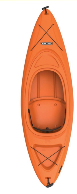 lifetime pacer kayak orange 