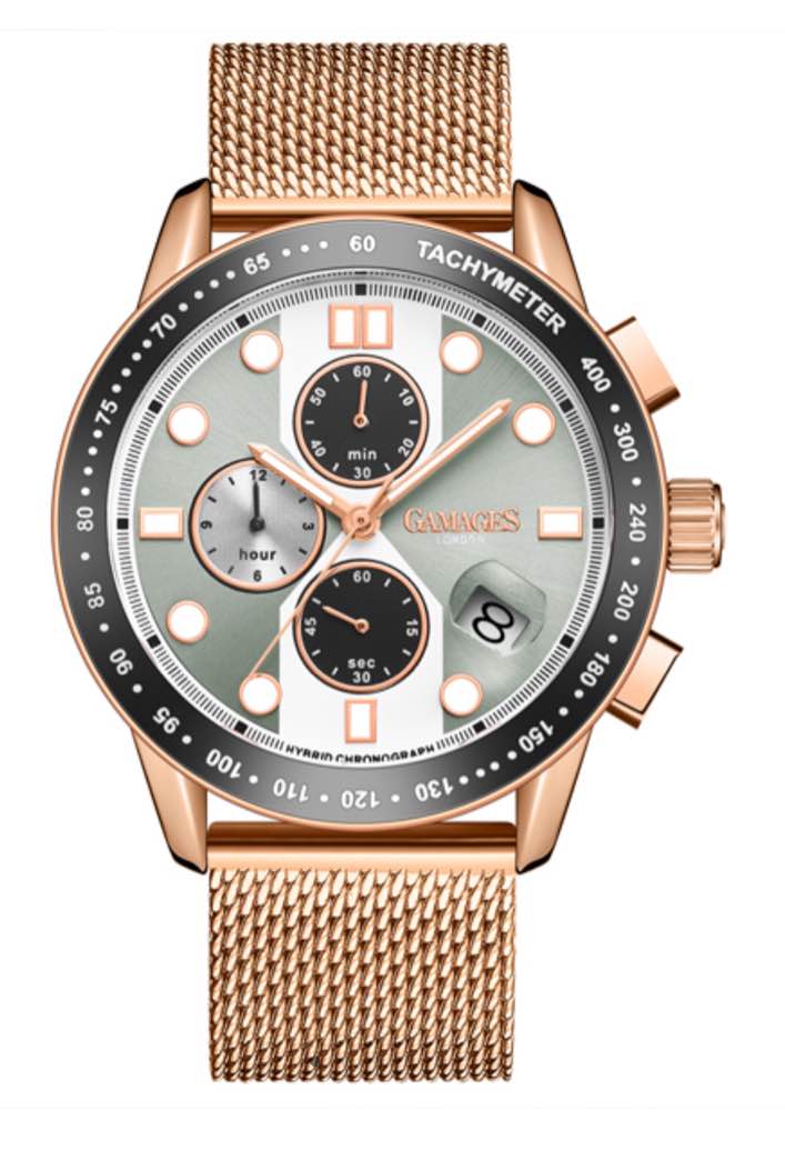 Gamage Mechanical Quartz Speedway Rose 