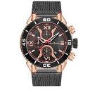 MANN EGERTON Magnitude Black Dial Men's Watch