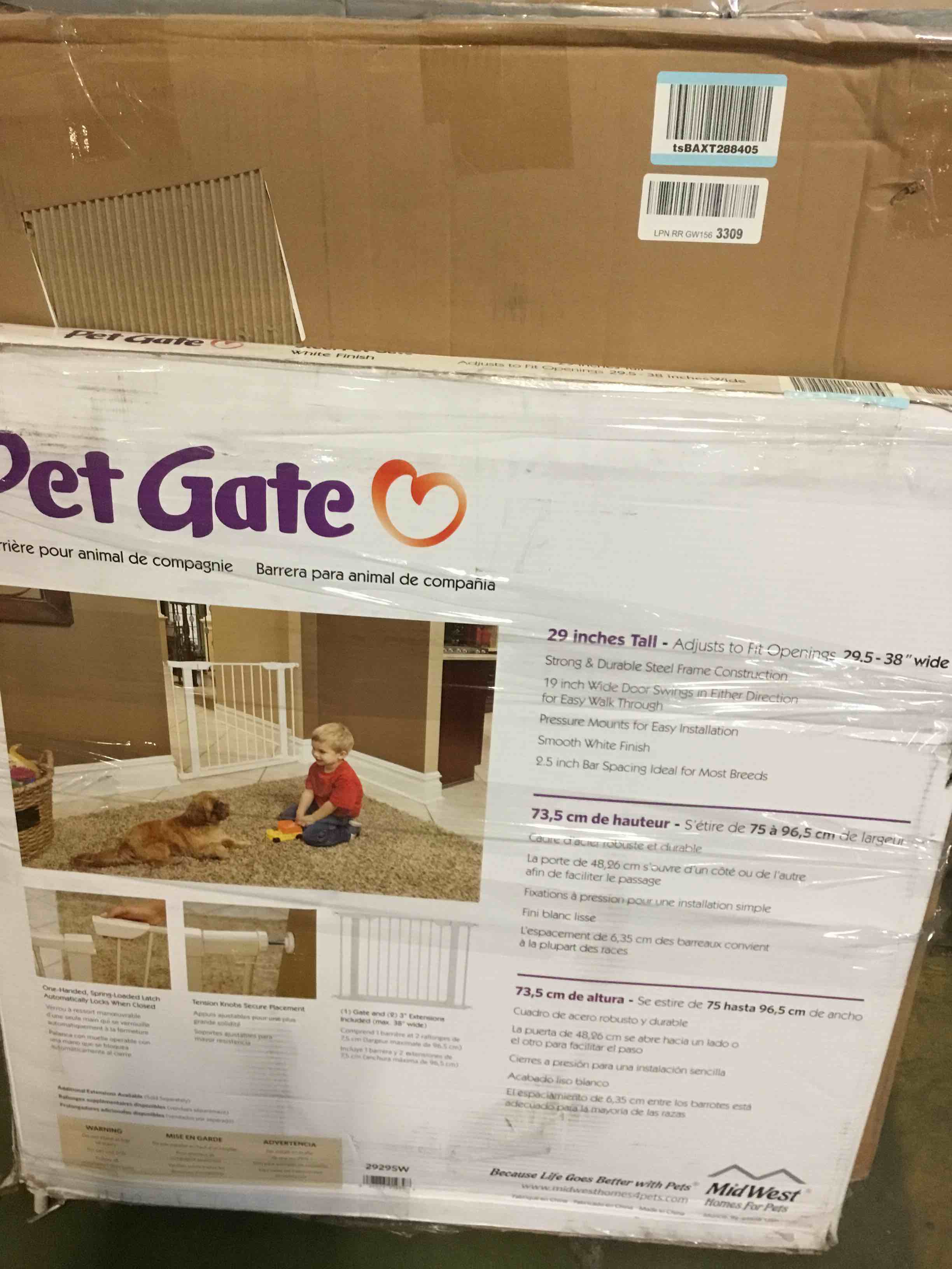 Assorted of Baby Gate (Includes variety of Models, colors, Brands and Size) 