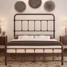 Geltanny Queen Bed Frame-Brown