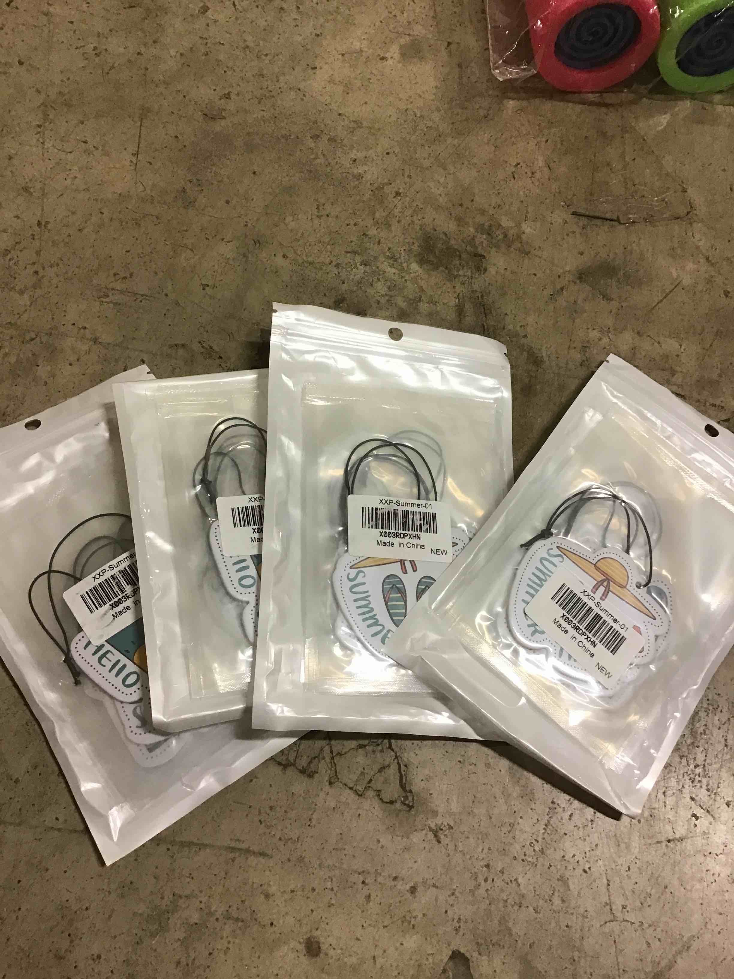 (4)Car Air Fresheners, Bouroki Summer Series Car Decor Hanging Scents Freshener Automotive Interior Room Decor for Men/Women Mothers Day/Fathers day Gift (summer)