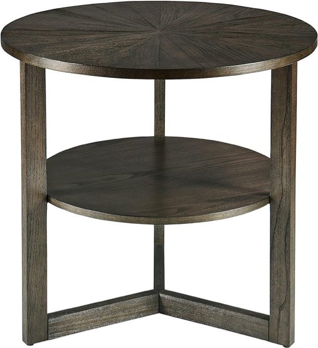 ROUND END TABLE - black 
