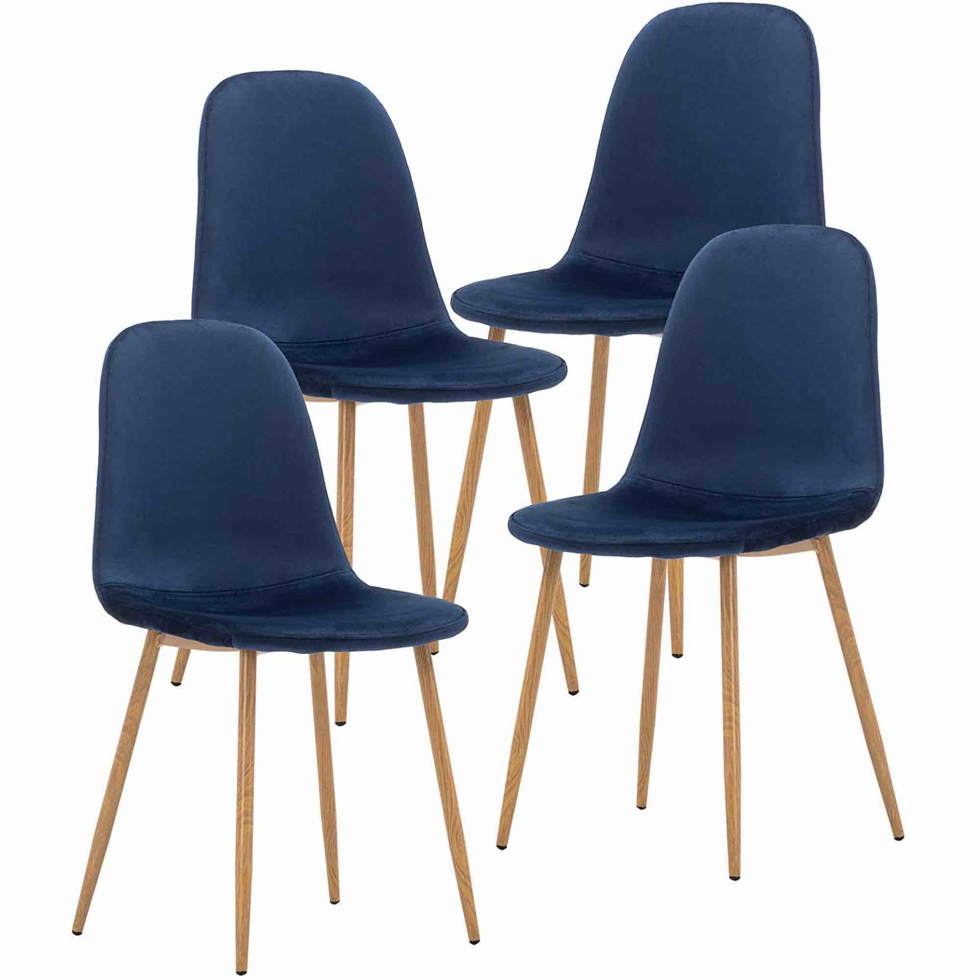 COSVALVE DINING CHAIR- BLUE - set of 4 