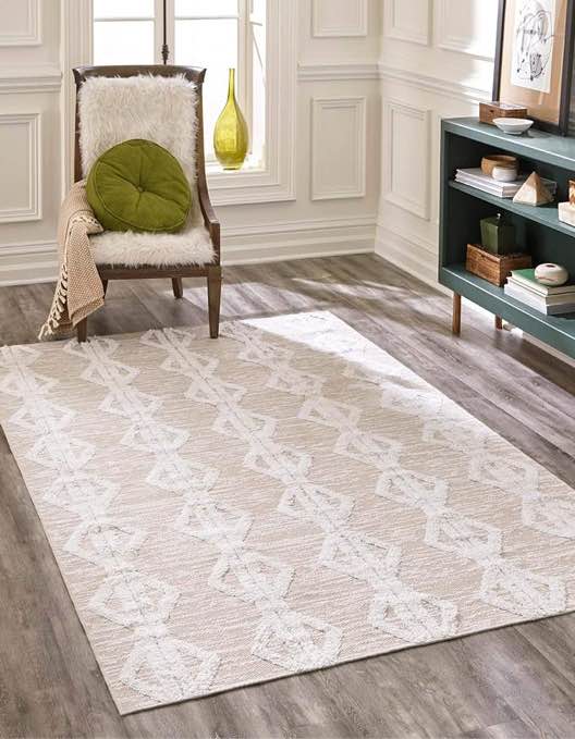 unique loom Sabrina Soto beige 8,3” x 10’