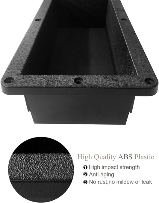 Shower Niche Tile Ready-Black (15” x 7” x 4” inch)