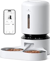 PETLIBRO Automatic Cat Food Dispenser - Granary; 5G WiFi Pet Feeder with APP Control for Pet Dry Food, 5L Automatic Cat Feeders with Low Food Sensor, 1-10 Meals Per Day, Up to 10s Meal Call for Cat and Dog