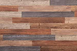 Nance Industries 16632 E-Z Peel and Press Wall Planks, 4"X36", Assorted,