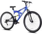 Kent Bicycles 29 in. Flexor Men's Dual Suspension Mountain Bike, Blue