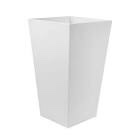 Bloem FPS2009-6 Finley Tall Tapered Square Planter-20 White Garden Plater