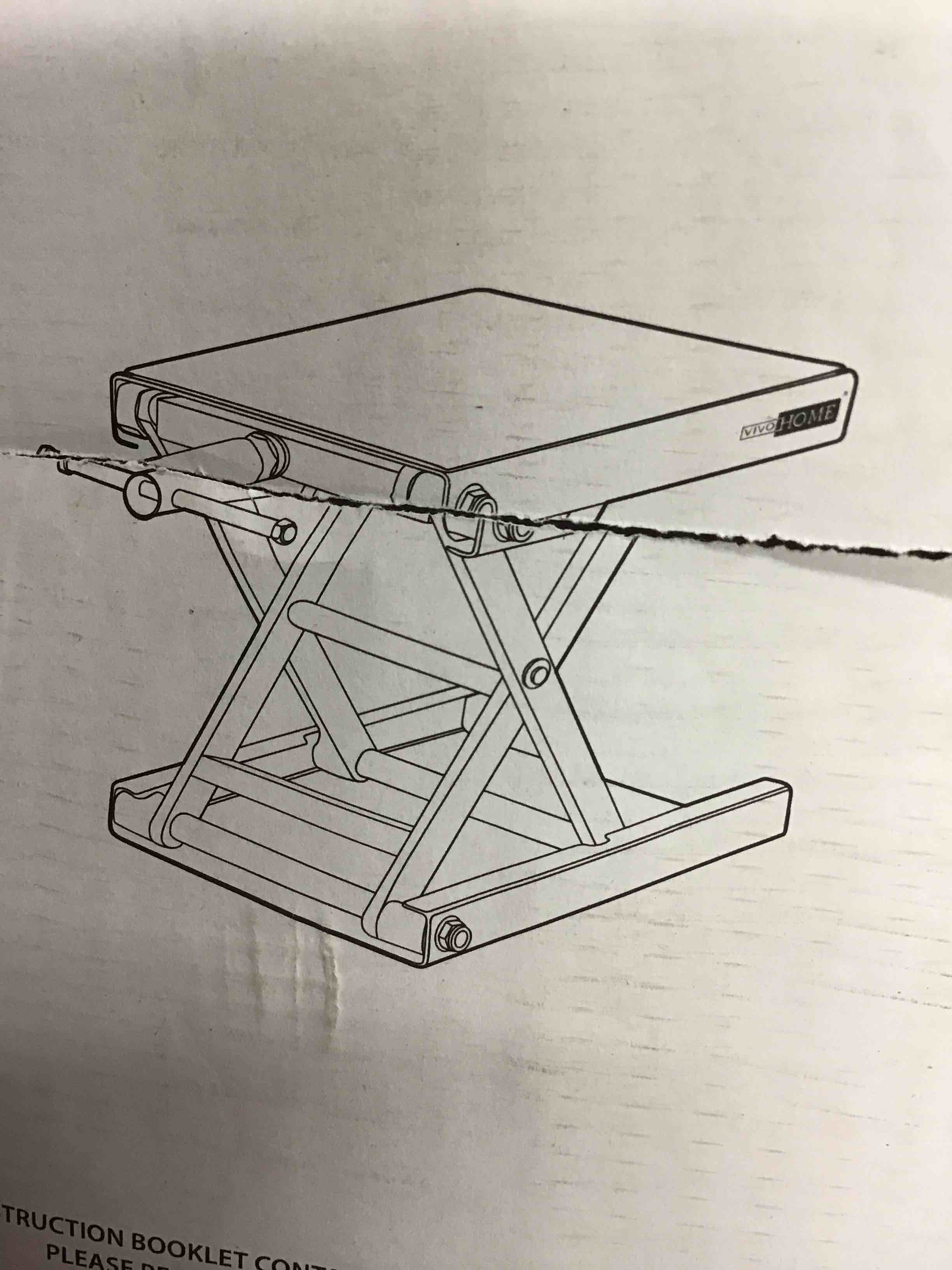 wide deck scissor lift jack 1100LBS 