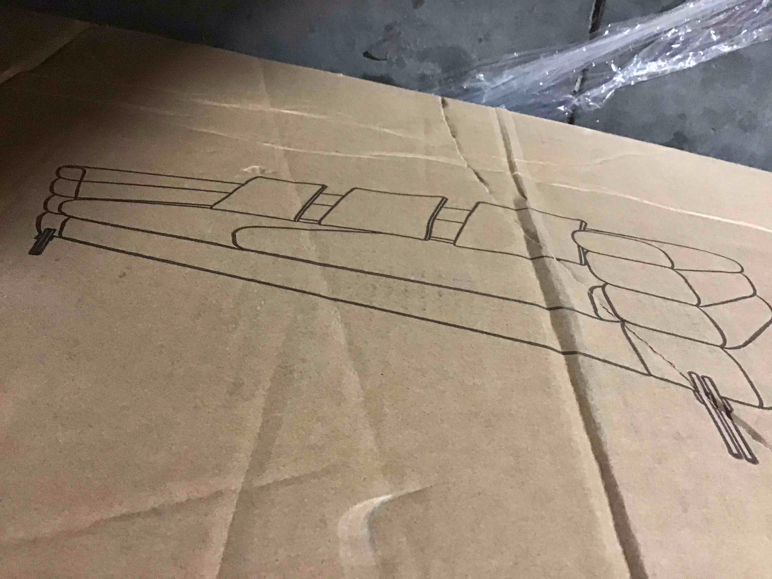 STREAMLINE MODERNE, SOFA-3 SEAT .