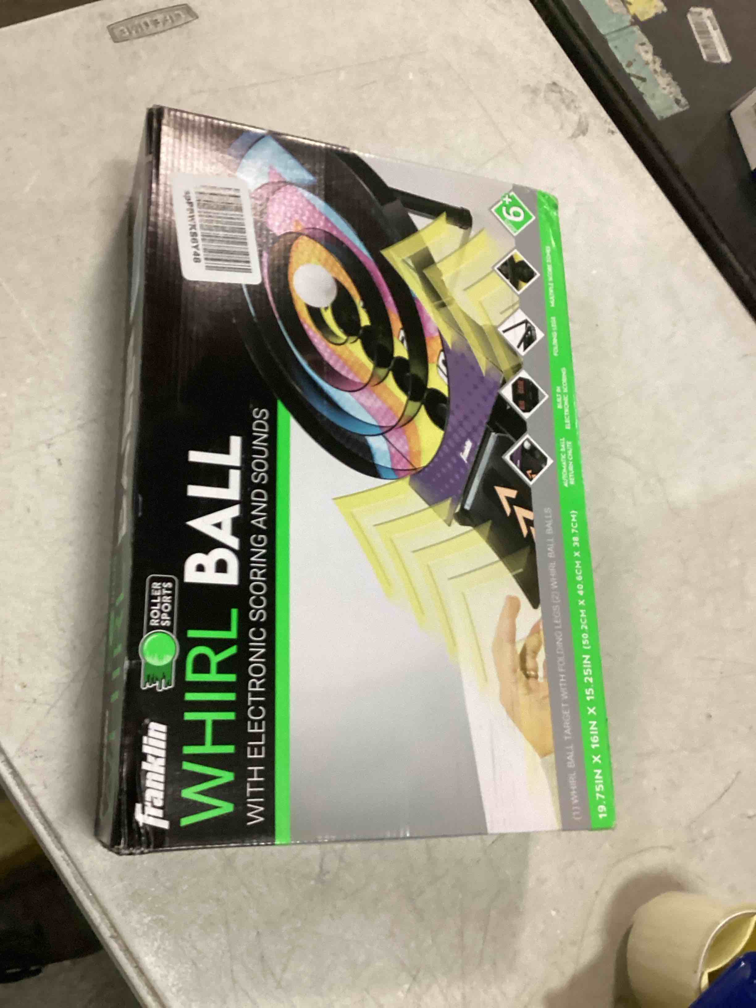 Franklin Sports Whirl Ball Game Gameroom Ball Rolling Game for Kids