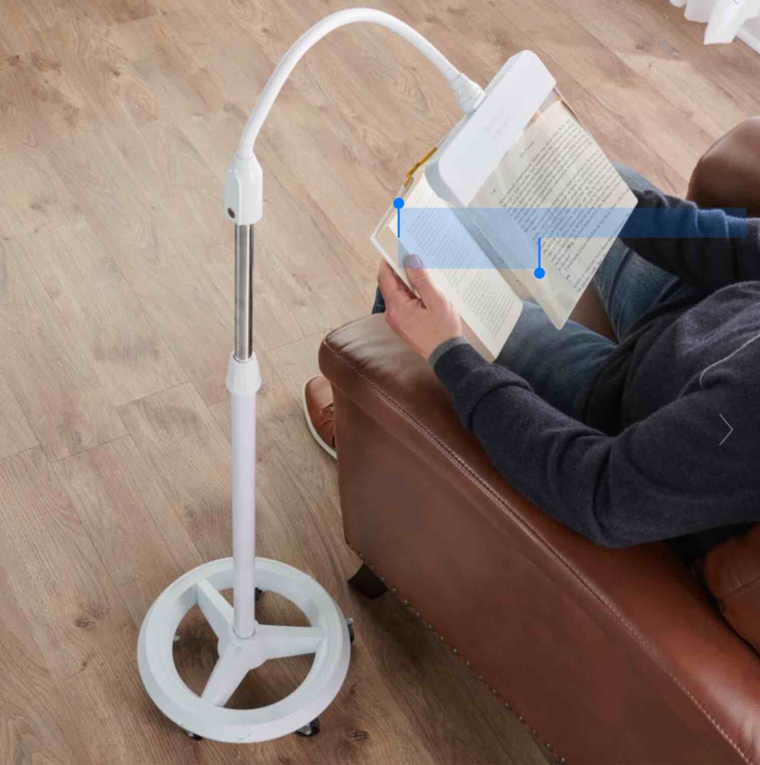 The Floor Standing Illuminated Full Page Magnifier