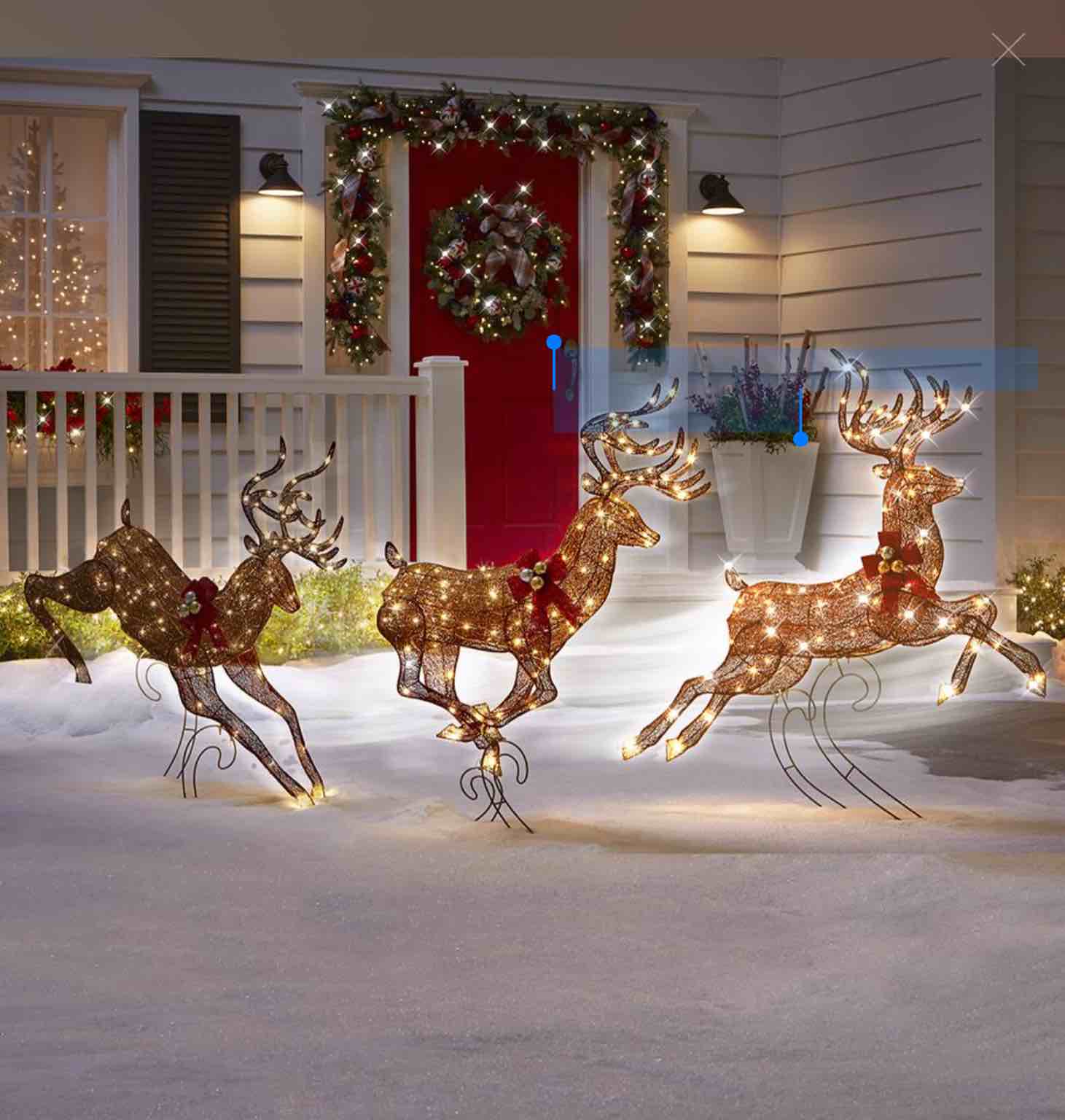 The Choreographed Illuminated Galloping Reindeer