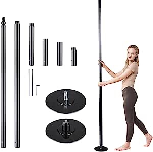AW 45mm Removable Dancing Pole Kit Portable Fitness Dance Sport Exercise Club Party Pub Home Dance
