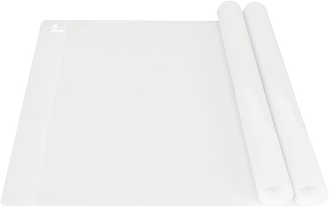 Warome Silicone Mats for Kitchen Counter,78.7â€?x 23.6â€? Heat Resistant Mat,Extra Large Countertop Protector Mat,Nonstick Kitchen Counter mat,Waterproof Silicone Mats for Crafts and Painting- Near Clear