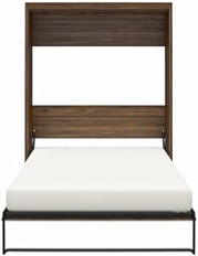 Signature Sleep Queen Murphy Wall Bed in Walnut (incomplete 1 box only)