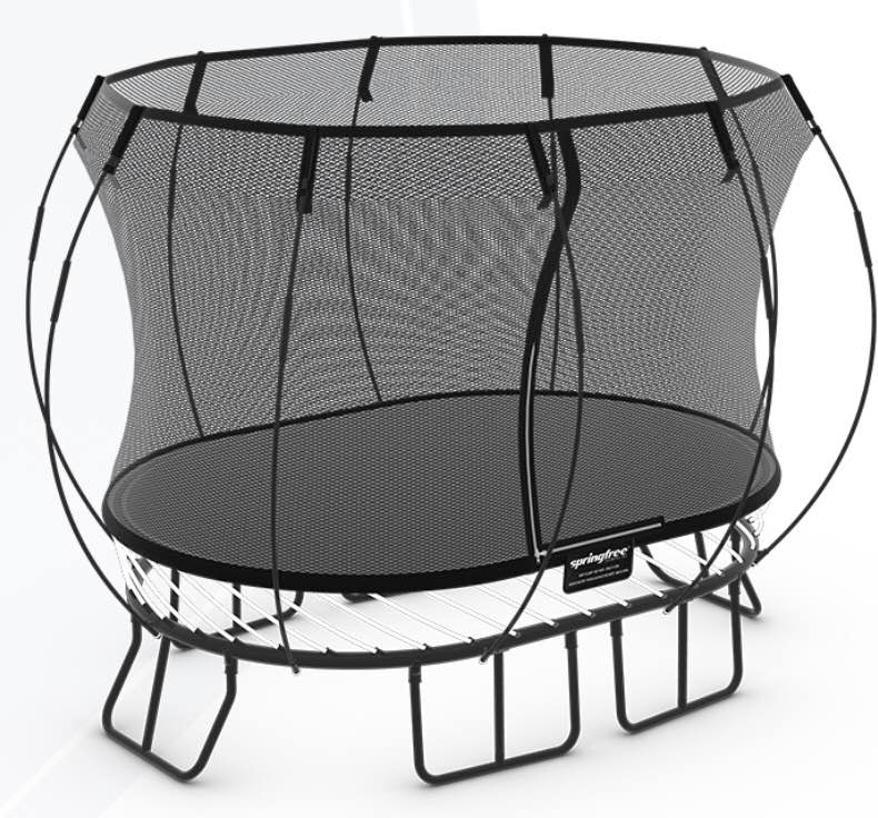 SPRINGFREE TRAMPOLINE COMPACT OVAL  (incomplete box 2 of 3 only.) 