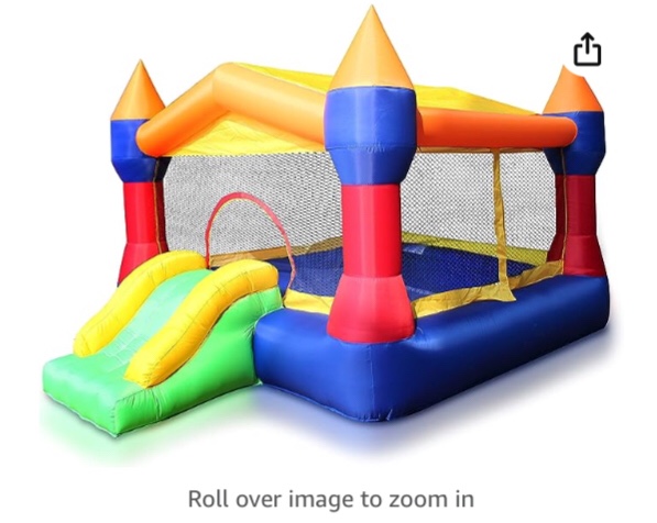 Outdoor bounce house (similar not same) 