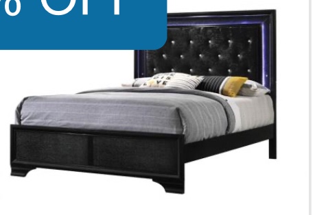 Black Queen headboard footboard (1 of 2 only incomplete) 