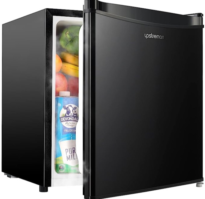Upstreman Mini Fridge FR17 (Either black or Silver) 