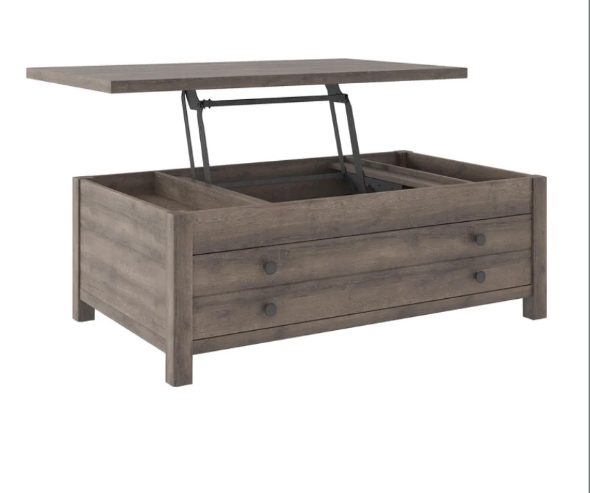 (incomplete) Signature Design by Ashley Arlenbry Lift Top Cocktail Table T275-9