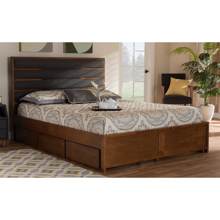 Cocopah King size Storage Platform Bed (incomplete box 3 of 5 only)