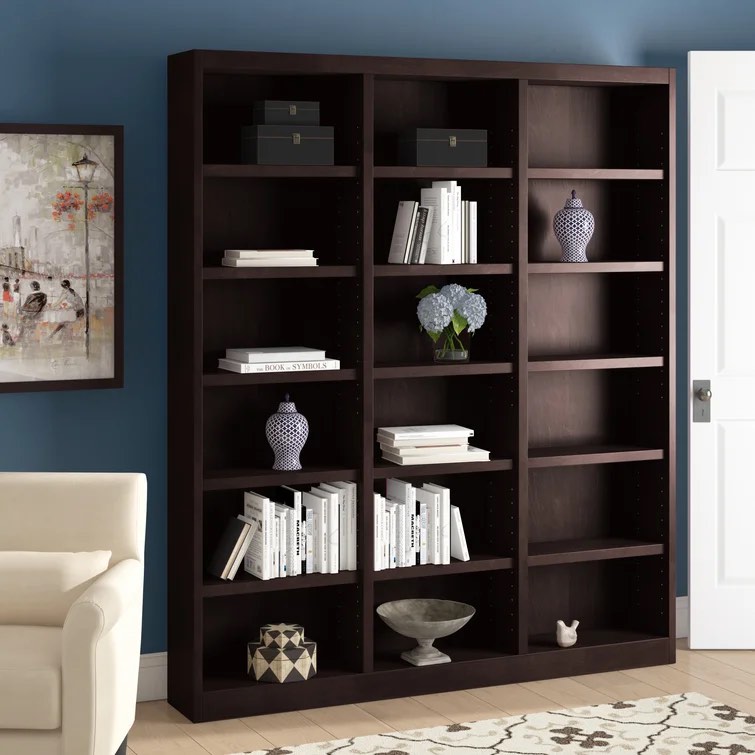 Aliette 84" H x 71.62" W Library Bookcase (incomplete box 2 of 2 only)