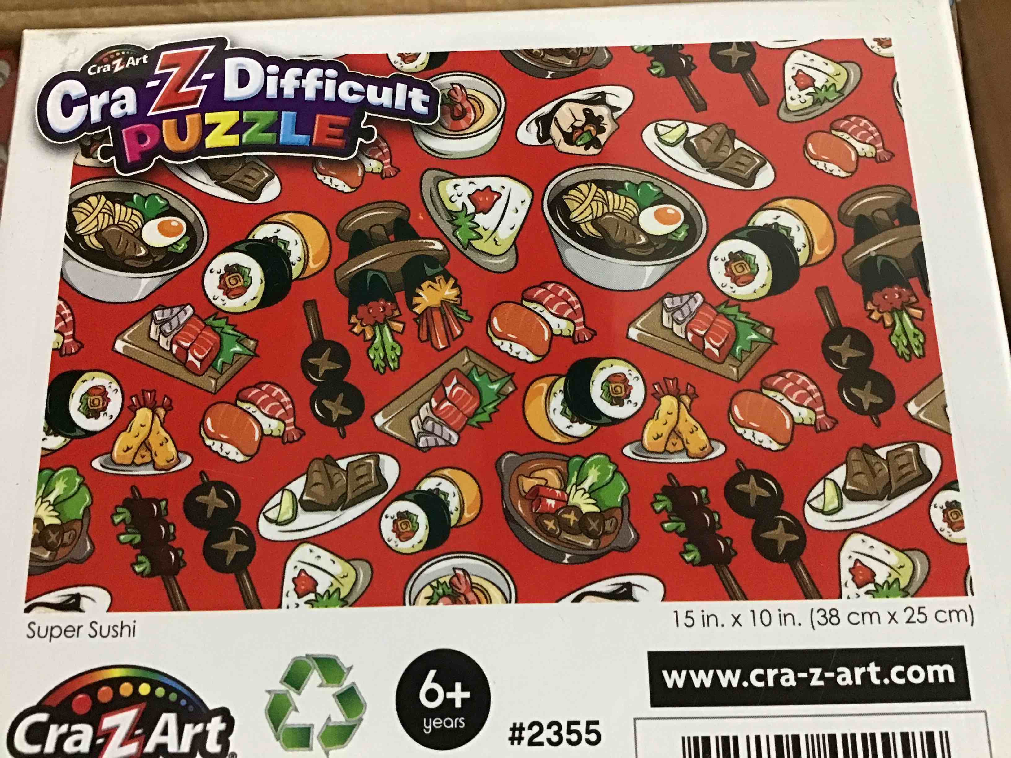 Cra-Z-Art super sushi 100 piece cube puzzle