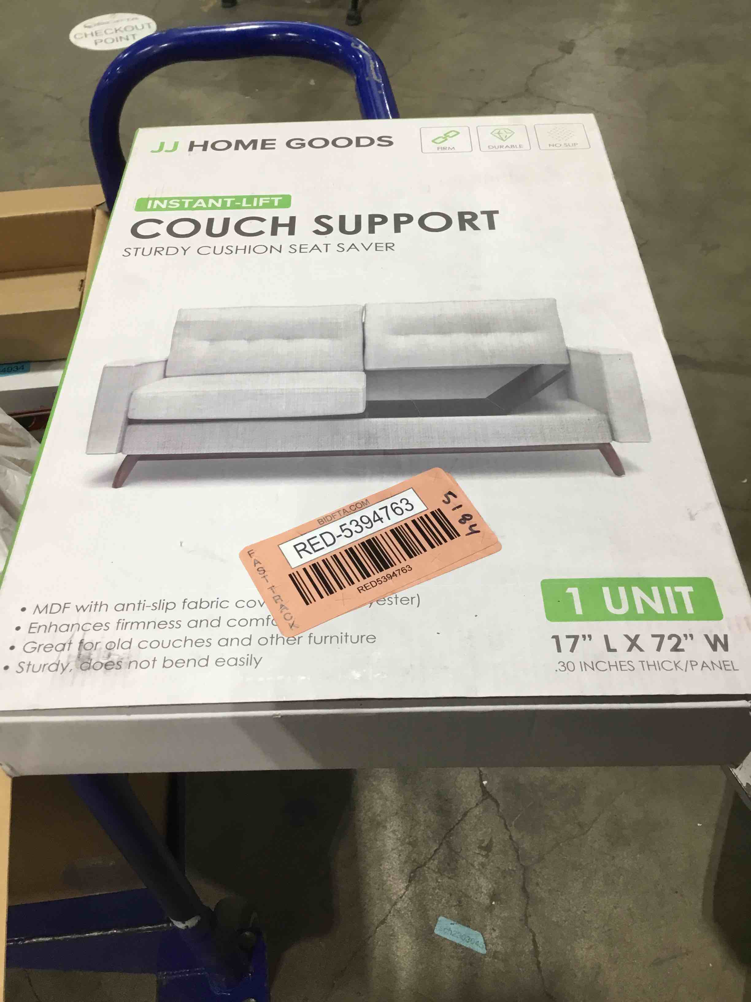 couch support sturdy cushion seat saver 17”L x 72”w