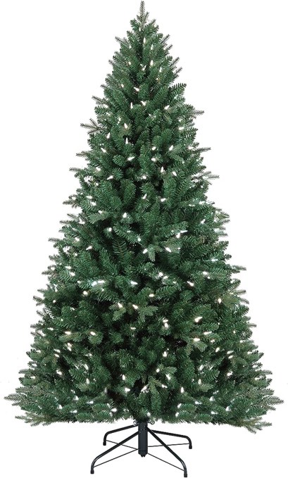 Mr Christmas 6.5’ Green LED 55-Function Tree With Alexa Inte