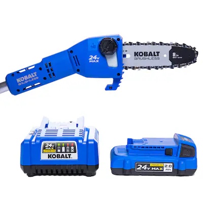 Kobalt 24-volt 8-in Cordless Electric Pole Saw 2 Ah