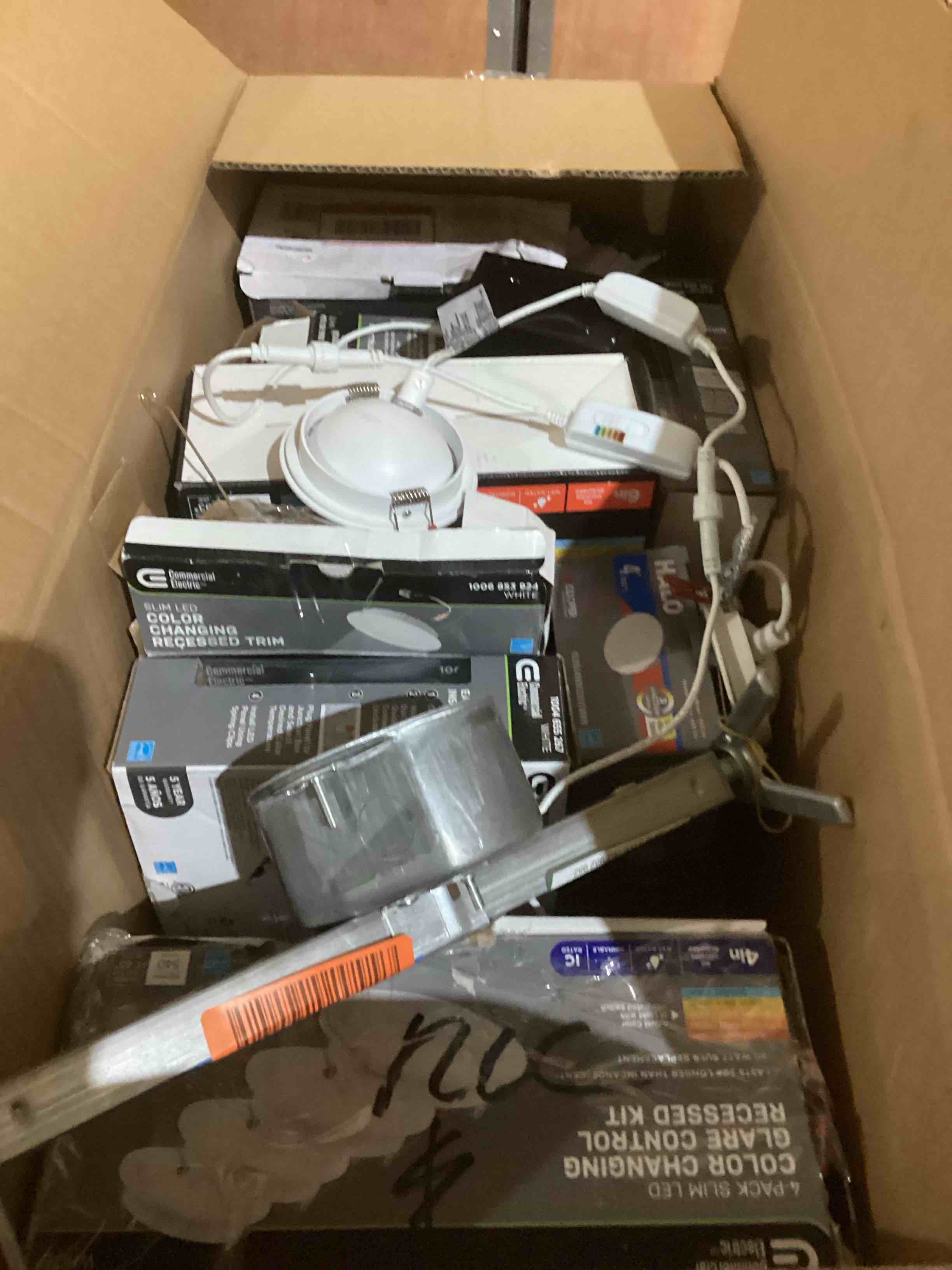 Assortment of Recessed Lighting 