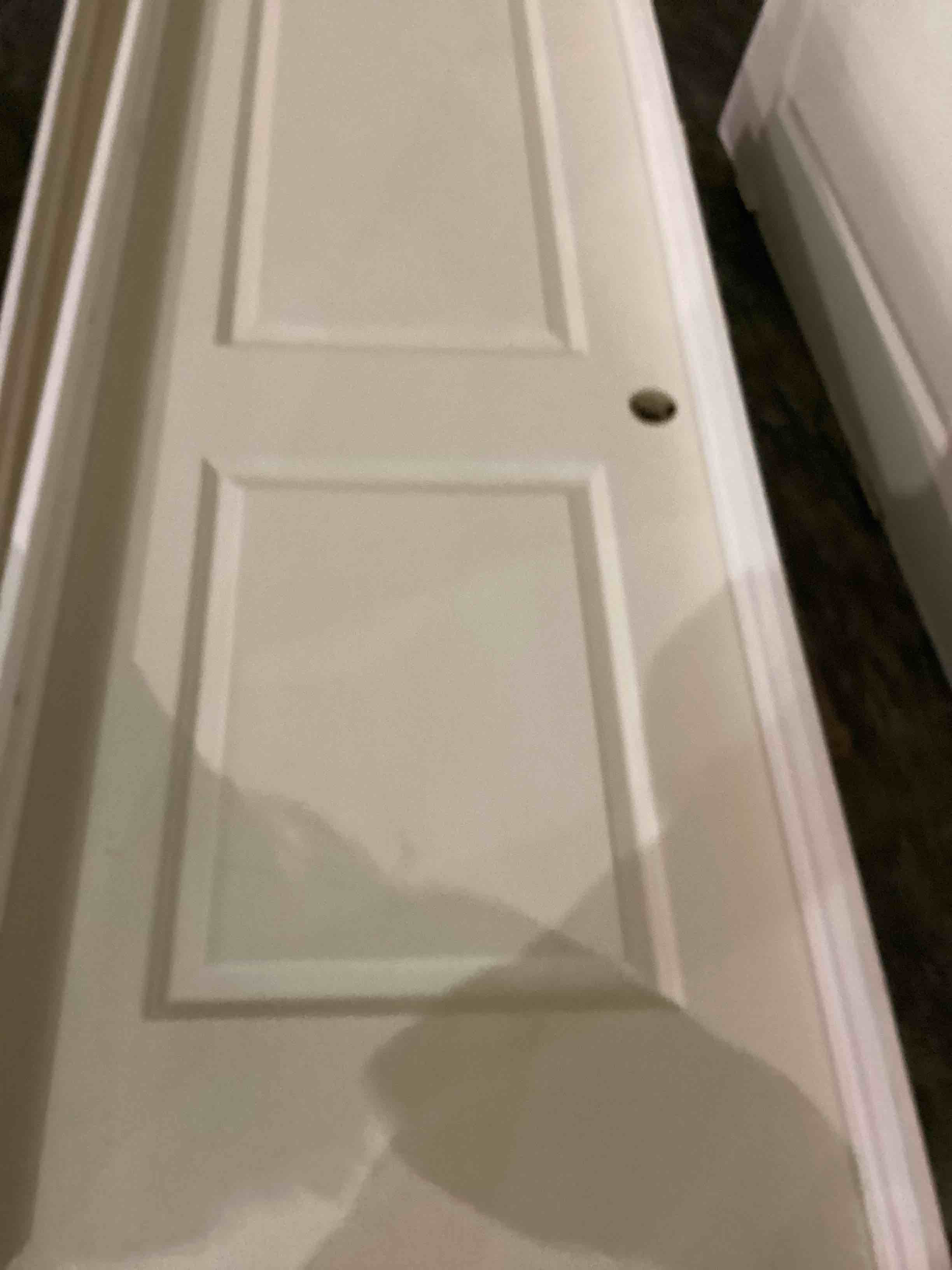 2 Panel White Door. Pre-Hung, Pre-Drilled. 2 ft. 4 in. x 6 ft. 8 in.