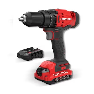 CRAFTSMAN V20 20-volt Max 1/2-in Cordless Drill (1-Battery Included)