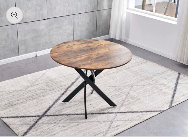 DT8100 DINING TABLE (incomplete 1 box only consisting of table top no base)