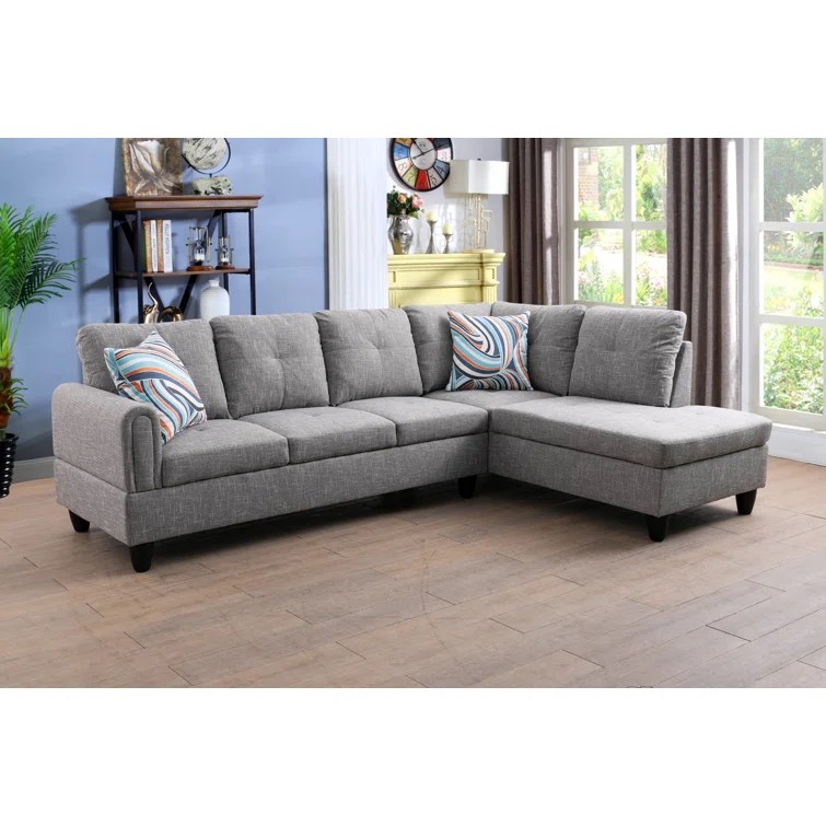 Upholstered Sectional (no chaise)(similar color)