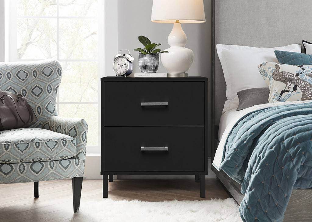 Millie Clean styling Black Nightstand