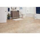 TrafficMASTER Portland Stone Beige 18 in. x 18 in. Glazed Ceramic Floor and Wall Tile (17.44 sq. ft. / case)