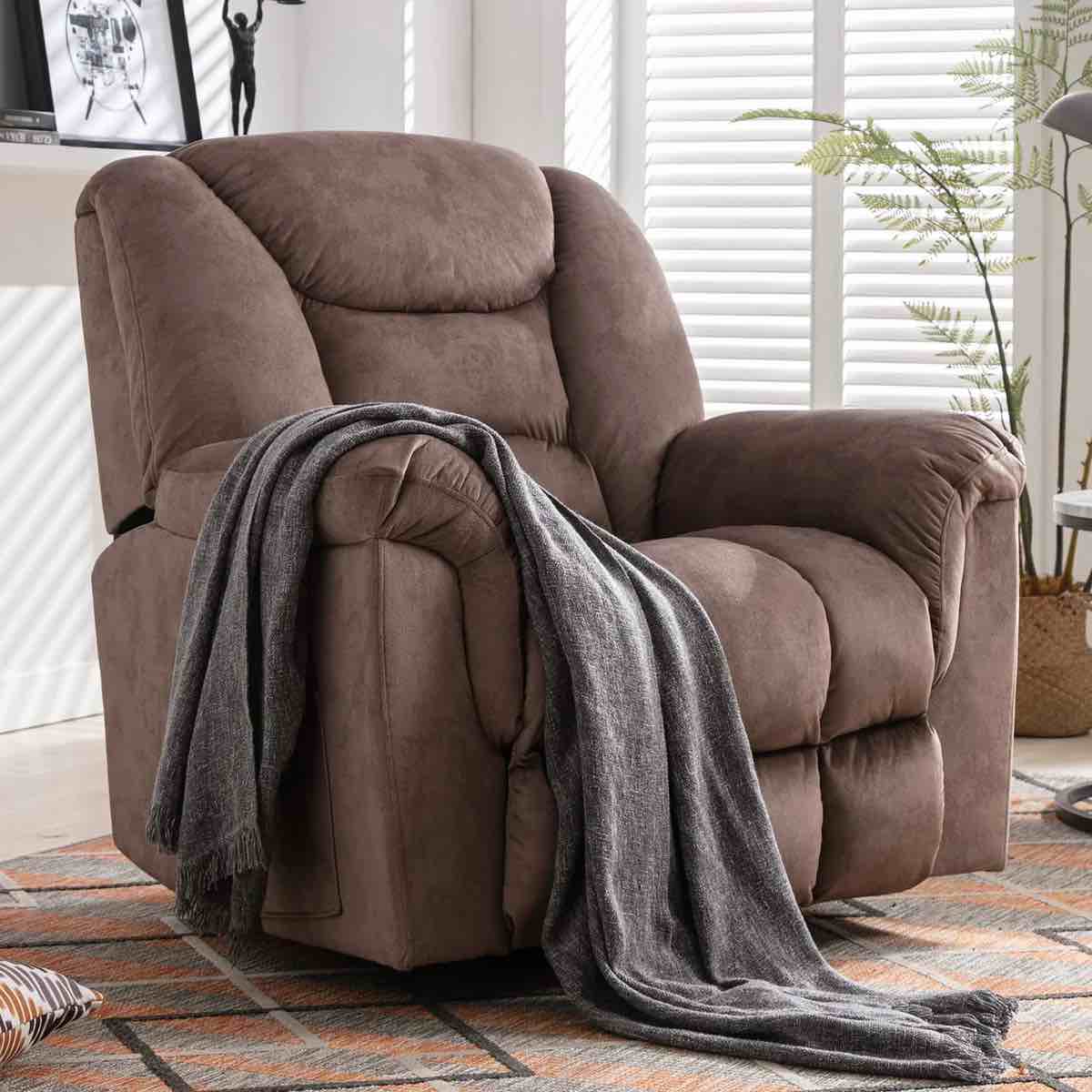 Manual 360 Degree Swivel Rocking Recliner - Incomplete Box 1 of 3 