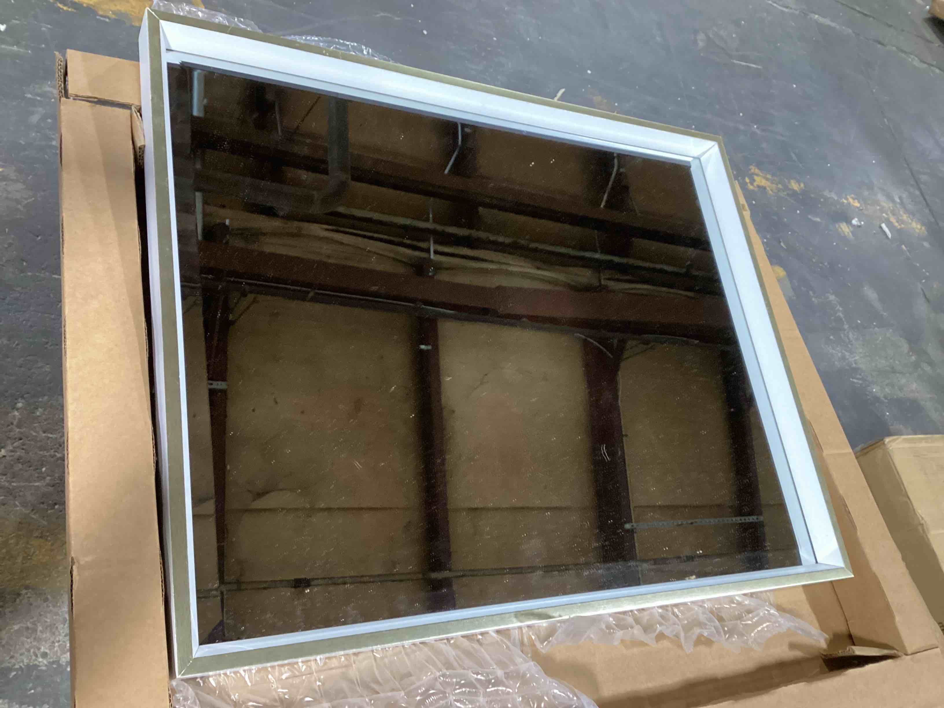 Rectangle Wood Mirror 23x29 