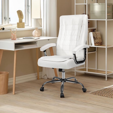 Savvas Faux Leather Office Chair
