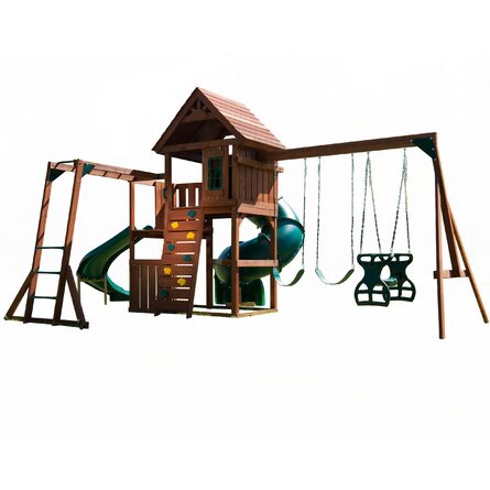 grand view twist complete swing set incomplete no slides or swings 