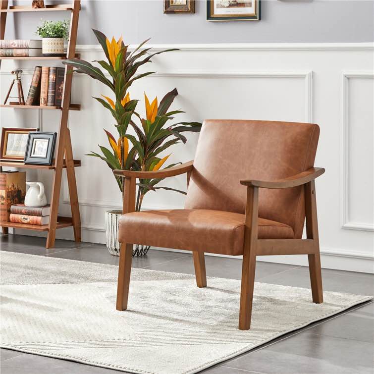Asmat Vegan Leather Armchair