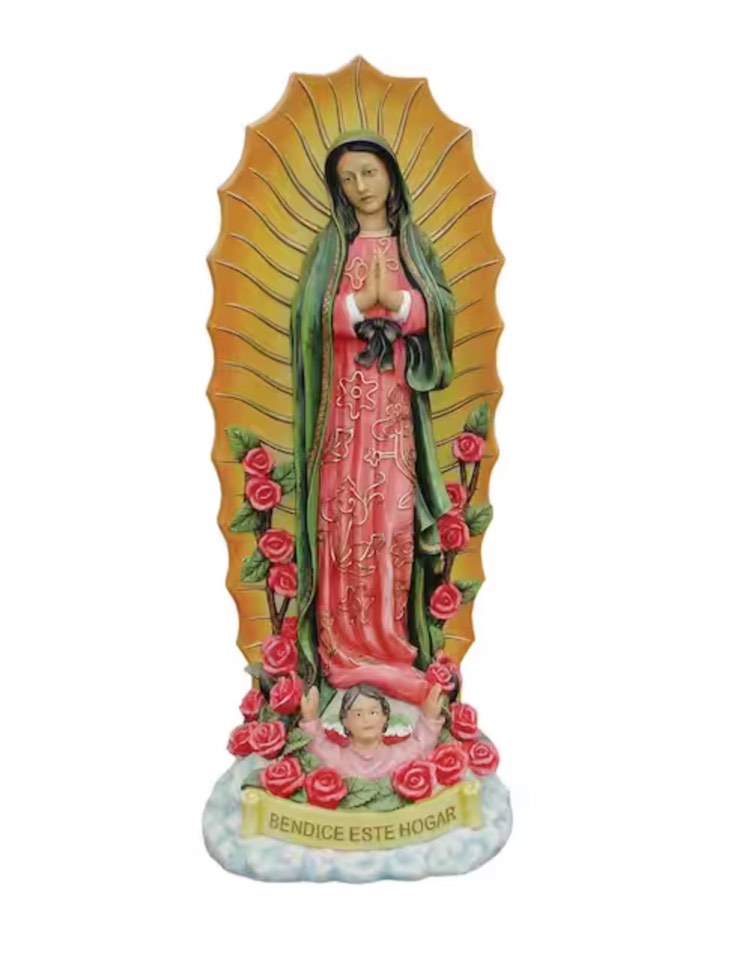 46 in. H The Virgin of Guadalupe Religious Grand Statue