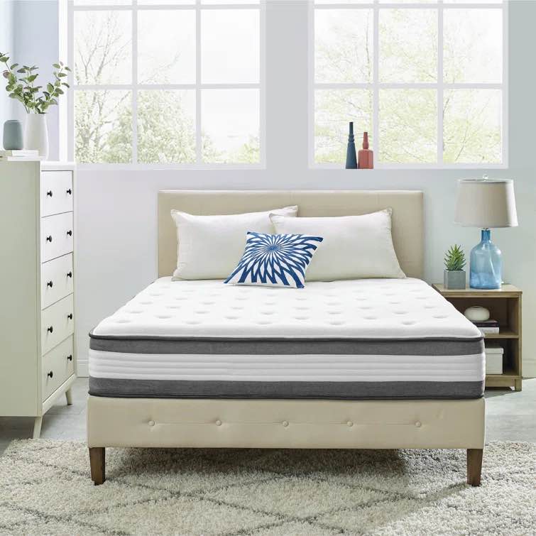 Wayfair Sleep™ King California 10.5" Plush Hybrid Mattress
