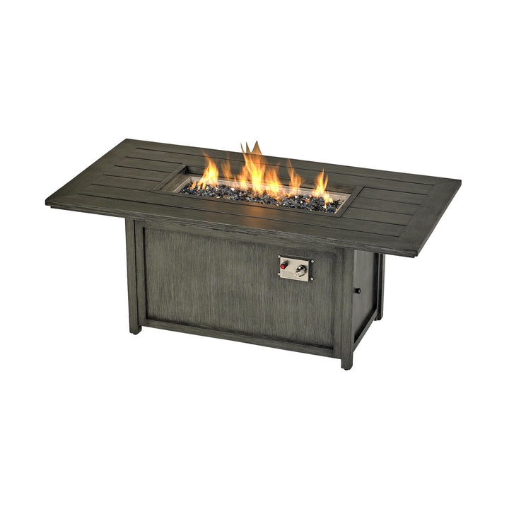 Patio Resort Lifestyles Paris Rectangle Gas Fire Table ( Incomplete Box 2/2 Only) 