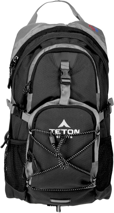TETON Sports Oasis Hydration Backpacks– Hydration Backpack for Hiking, Running, Cycling, Biking, Hydration Bladder Included – Plus a Sewn-in Rain Cover