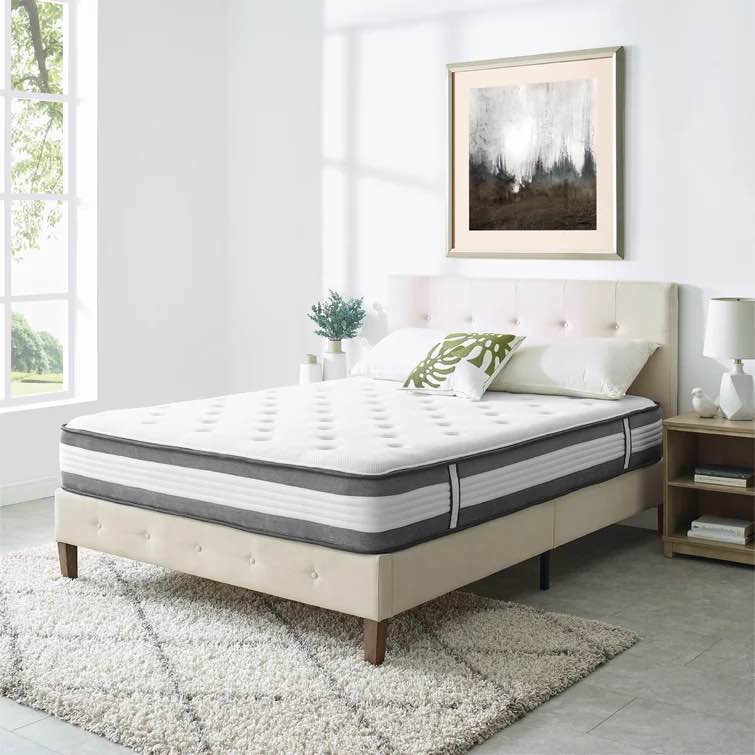 Wayfair Sleep™ 10.5" Plush Hybrid Mattress, Twin